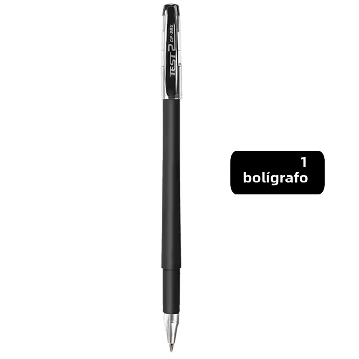 Bolígrafo De Tinta De Gel 0.5mm Negro Brillante Y Opaco Para Escritura Precisa Suministros De Oficina Y Estudio - 1
