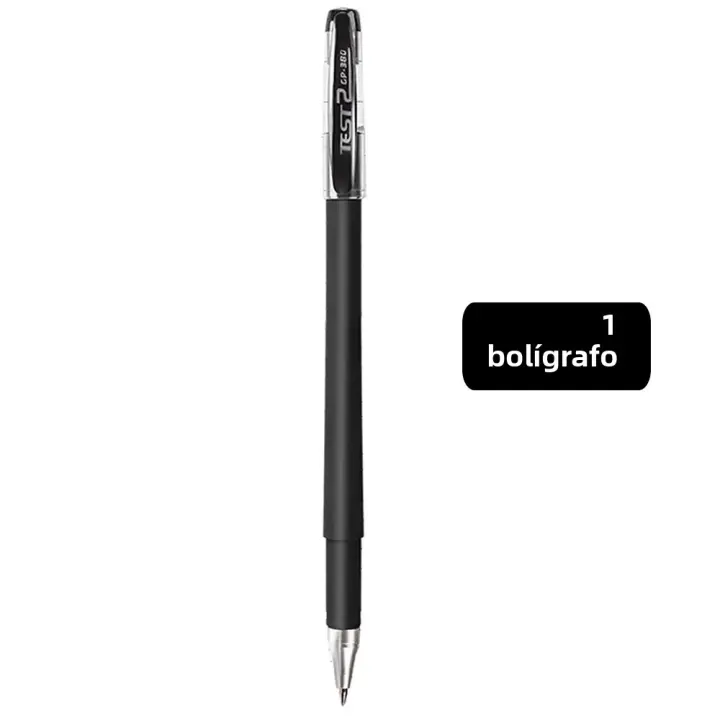 Bolígrafo De Tinta De Gel 0.5mm Negro Brillante Y Opaco Para Escritura Precisa Suministros De Oficina Y Estudio - 1