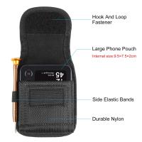 Bolsa De Transporte Para Teléfono Plegable HAWEEL Con Clip De Cinturón De Tela De Nylon Tamaño Interno 95x75x20mm Funda Para Pantalla Plegable - details 3