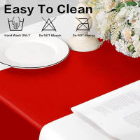 Corredor De Mesa De Seda 30cmx275cm Para Boda Y Fiesta Decoración Del Hogar Cubierta De Mesa De Eventos Y Banquetes - details 2