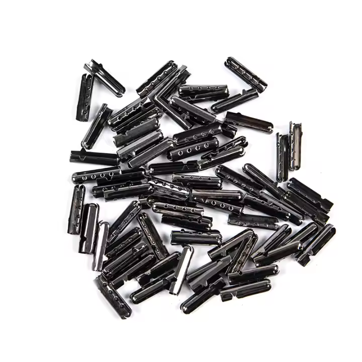 50PCS Tiras De Zapato DIY Reparación De Aglets De Lazo De Zapato Cierre De Cinta Metálica Para Reparación De Calzado - 1