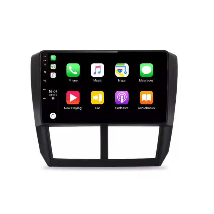 AWESAFE PX9 inalámbrico CarPlay Android Auto Radio para Subaru Forester 3 2007 2008 2009 2010 2011 2012 2013 coche reproductor multimedia GPS 2 din autoradio volante controles RDS Bluetooth - 1