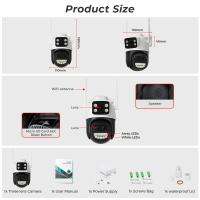 Cámara PTZ WIFI IP BESDER Con Tres Lentes 8X Zoom 8MP HD AI Auto Tracking Cámara De Seguridad Exterior P2P CCTV Surveillance iCSee - details 2