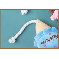 Juguete Interactivo Para Perros Super Pet En Forma De Helado Que Hace Sonidos Juguetes De Peluche Para Interior Y Exterior - details 4