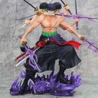 Figura De Acción Anime One Piece Roronoa Zoro 30cm PVC Juguete Coleccionable Para Niños Y Adultos Regalo De Cumpleaños - details 5