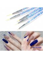 Set De 15 Pinceles De Arte De Uñas Incluye Pincel Para Esmalte De Gel UV Pincel Para Acrílico Y Otras Herramientas De Manicura - details 1