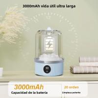 Máquina De Lavar Portátil Sin Cable Para Viajes Y Dormitorios Con Lavandería De Ropa Y Cúpula De Lavar Ropa Máquina De Lavar Pequeña Para El Hogar - details 10