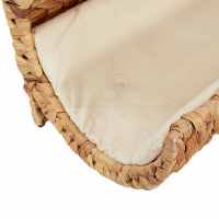 vidaXL Cama para gato con cojín de jacinto de agua 37x20x20 cm - details 5