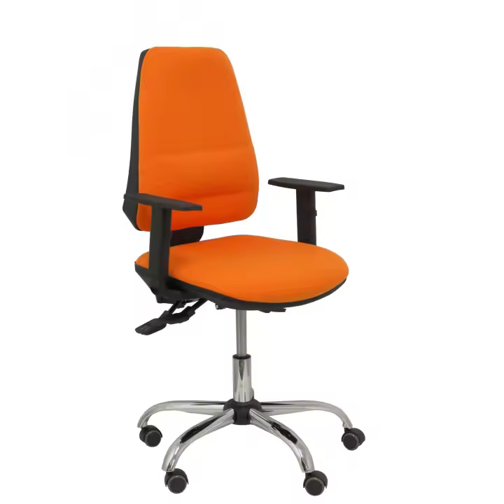 Silla De Oficina Elche S 24 Horas Bali Naranja Con Refuerzo Lumbar - 1