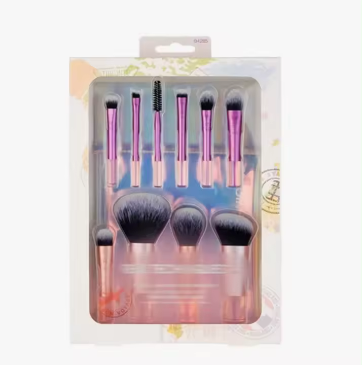 Set De Broches De Maquillaje Ecológicas Herramienta De Pincel Para Blush Material De Cabello De Zorro Y Mano De Caza - 1
