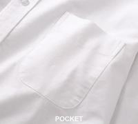 Camisa De Punto Oxford De Algodón 100% Para Hombres Cuello En V Manga Larga Cómoda Y Suave Ajuste Regular Ropa Casual Diaria - details 12