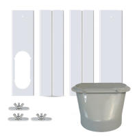 Kit De Ventilación Para Aire Acondicionado Universal Con Conector Ajustable Y Sellador De Ventana Tubo De Extensión De Ventilación De Aire Acondicionado VKTECH PVC Moderno - details 15
