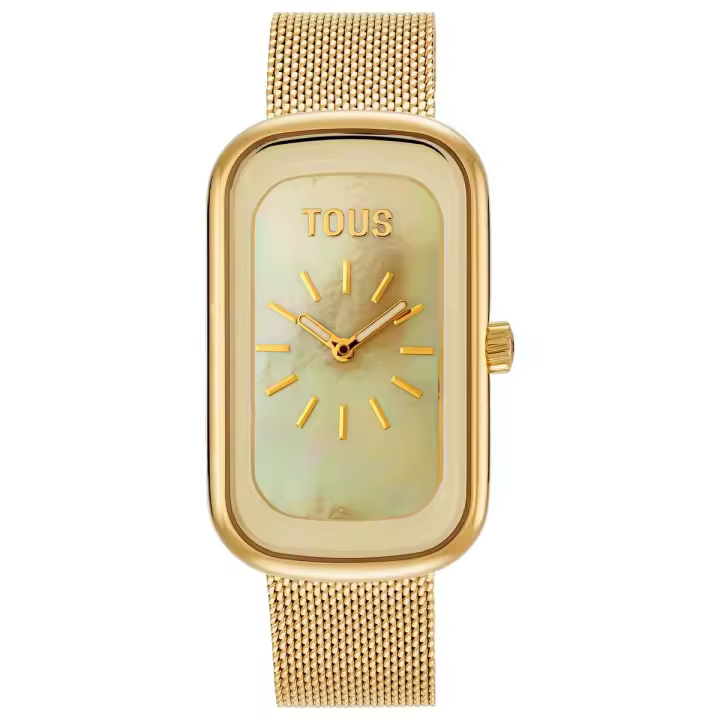 Reloj Tous T-Band Club con esfera de nácar en IP dorado     ORIGINAL con garantía y packaging oficiales de la firma - 1