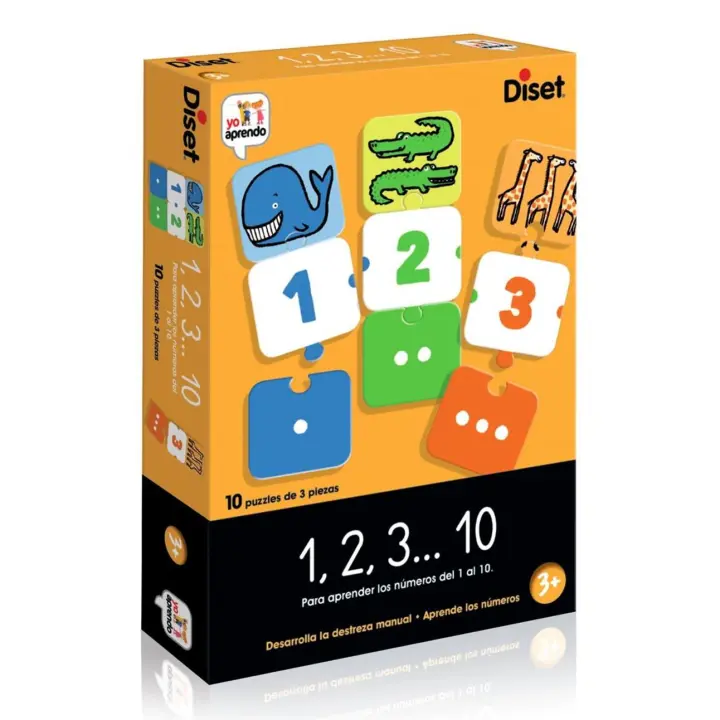 Contar hasta 10 - Juego educativo de Diset para aprender números de manera divertida y fácil - 1