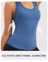 Chaleco De Yoga Para Mujer Deporte Sin Mangas Camiseta De Entrenamiento Fitness Running Outdoor Chaleco Deportivo Ajustable - details 7