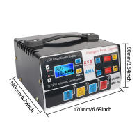 Cargador De Batería De Coche Con Pulso De Alta Frecuencia 12V/24V 220W Automático LCD EU Plug Potencia Alta Reparación Completa - details 9
