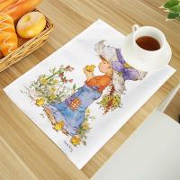 Mantelinas De Lino Sarah Kay 30x40cm Alfombrillas Para Mesa De Comedor Y Cocina Con Diseño Alfabeto Ecológicas Y Clásicas Pack De 1/4/6/8 - details 3