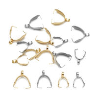 30pcs Clip De Colgante De Acero Inoxidable En Color Oro Para Cadenas Y Pulseras Hecho a Mano Para Fabricación De Joyería - details 1