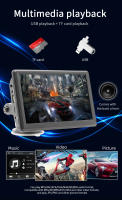 Pantalla Táctil Portátil De 7 Pulgadas Soporte Central Multimedia Para Coche Con Wireless Carplay Y Android Auto SD CARD Y AUX Universal - details 7