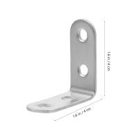 Brackets De Esquina L 90 Grados Conectores De Ángulo Recto Metálicos Para Muebles Cama Armario Fijación Rápida - details 1