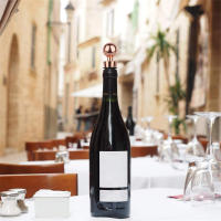 Tapa De Vino Dorada Reutilizable Con Sistema De Vácuo Cierre De Giro Botella De Champán Regalos Para Barra Herramientas De Cocina - details 27