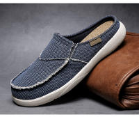 Zapatillas De Verano Para Hombre Clásicas Al Aire Libre Zapatillas De Lazo Ligero Transpirable Pantuflas Casuales Para Interior Material Superior De Lona Suela EVA Talla Verdadera - details 19