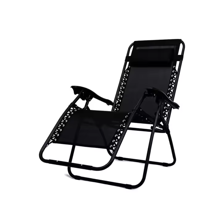 UD - Silla de Playa Plegable de Aluminio –Tumbona Oscuro, 108x66x1598cm | Ligera, Resistente y Portátil - 1