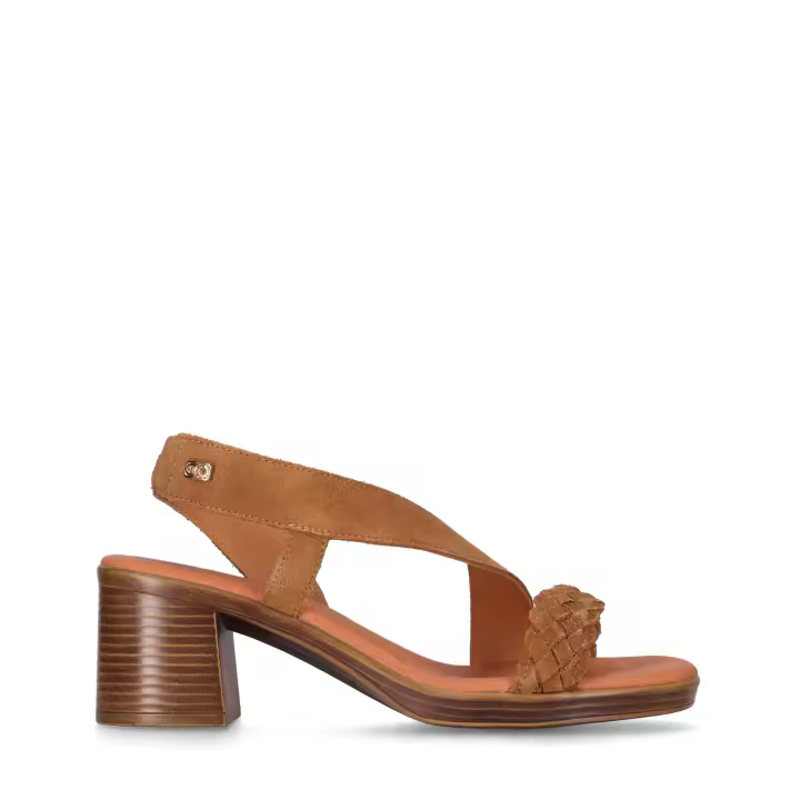 Chika10 Leather NEW GOTICA 11 Sandalia de Tacón Cuero/Tan - 1