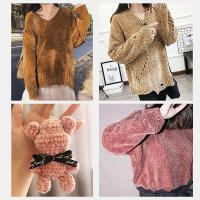 Hilo De Terciopelo Chenille 3mm Grueso Para Tejer Y Crochet Suave Y Suave Para Mantas Bebés Y DIY Gorros Cuellos - details 6