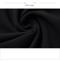 EVNISI Vestido Elegante Para Mujer Negro Con Bordado Y Flares Estilo Casual Slim Para Oficina Y Fiestas A-Linea Cuello O - details 5