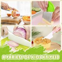 Juego de Cuchillo Infantil de 13 Piezas, Cuchillo de Cocina para Niños, Cuchillo de Seguridad a Partir de 2 Años - details 1