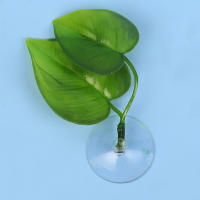 Planta Artificial Para Acuario Hojas Decorativas Para Descanso Y Reproducción De Betta Decoración De Juguete Para Peces Tamaño Único - details 5