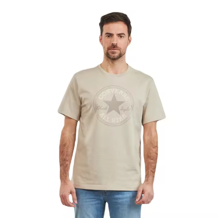 Camiseta Converse Chuck Patch Marron Stone T Shirt 10025459-A21 - 1