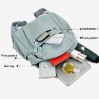 Mochila Pequeña Para Mujer Casual Gran Capacidad Bolso De Hombro Versátil Ligero Mini Rucksack Impermeable Resistente Al Desgaste Para Viaje - details 1