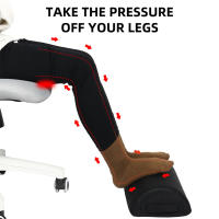 Cojín Ergonómico Para Pies Y Piernas Estilo Semi-cilíndrico Masajeador De Pies Y Rodillas Soporte Para Oficina Colchón De Pies Ajustable Para Adultos - details 1