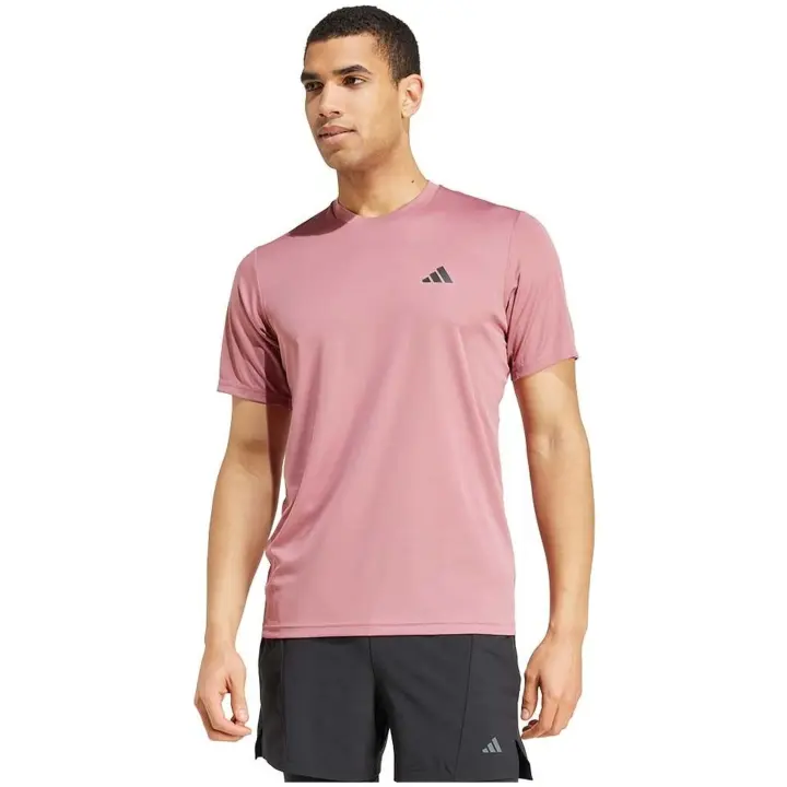 Camiseta de Manga Corta Adidas Tr-Es Base T para hombre en color rosa - 1