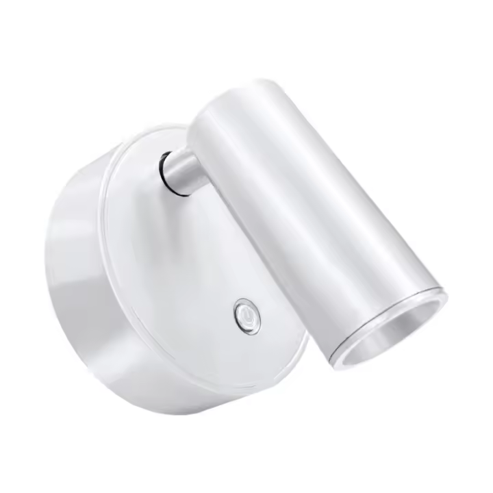 Luz De Pared Recargable Mini Magnética Con Iluminación Ajustable En Tres Colores Negro Blanco Para Dormitorio Baño Entrada LED Sin Cable - 1