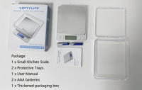 Báscula Digital De Cocina 3000g/0.1g Pequeña Para Joyas Alimentos Con LCD Tare Unidad De Medición En Gramos Y Oz - details 0