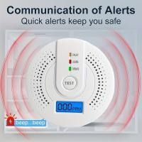 Alarma de monóxido de carbono de 3 unidades, Detección en tiempo real de monóxido de carbono, Detector de monóxido de carbono, Fácil de instalar - details 4