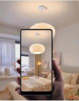 Lámpara Colgante LED En Escala De Pez Con Cambio De Luz De 3 Colores Moderna Y Fashion Para Decoración De Dormitorio Y Sala - details 4