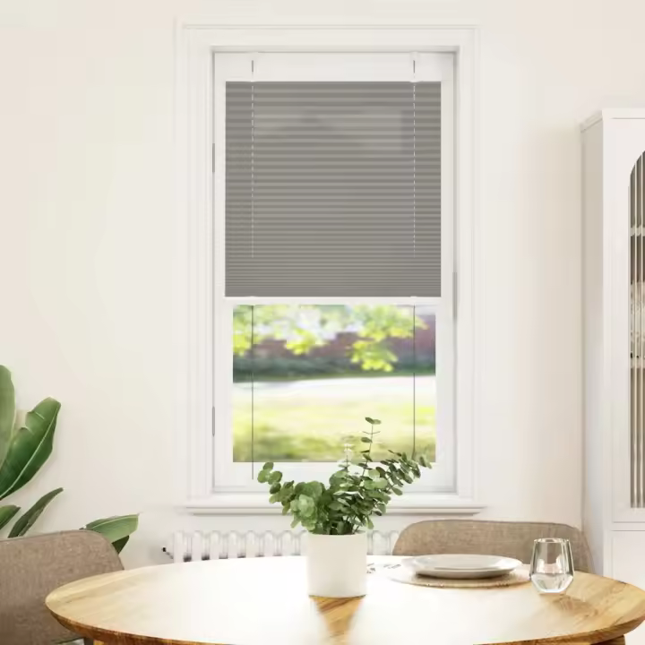 Estor Plisado Antracita 60x150 cm Tela Ancho 59,4 cm Poliéster - 1