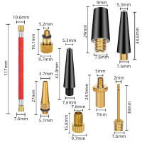 Kit De Herramientas De Reparación De Bicicleta 21Pcs Set Con Adaptador De Tubo De Neumático Inflable Conector De Camión De Béisbol Y Bombín - details 10