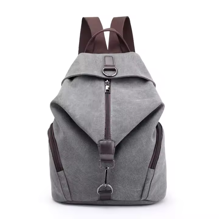 Bolsostoteparamujer Bolso pequeño para mujer, con múltiples bolsillos, mini bolso de hombro de lona con cremallera - 1