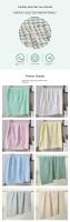 Manta De Bebé De Algodón Gauze De 6 Capas Muslin Suave Para Baño Y Saco De Dormir Tapete De Cuna Artículos De Cama Para Niños Recién Nacidos Unisex - details 4