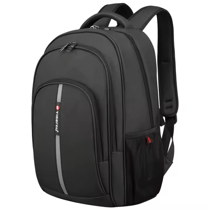 Mochila Grande De Alta Capacidad Con Garantía De Vida Para Laptop De 15.6 Pulgadas Mochila Antirrobo Para Hombres Bolsa Escolar De Viaje Con Compartment Interior Y Cinturón De Alivio De Presión - 1