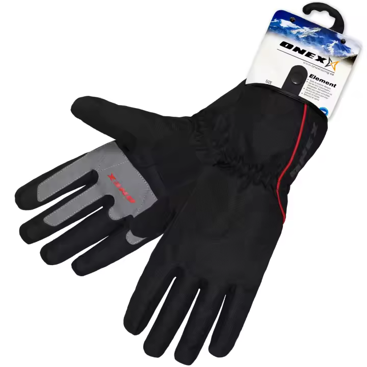 ONEX-Guante moto-material de poliester-equipado con tira reflectora-capa reforzada de goma-resistente al agua -talla L-66226 - 1