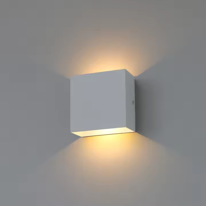 Lámpara De Pared Moderna 6W LED Minimalista Para Interior Iluminación De Pasillo Dormitorio Sala De Estar Decorativa En Aluminio - 1