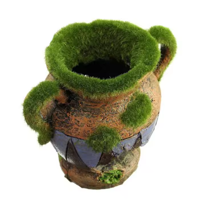Vaso De Resina Con Mostrador Para Acuario Decoración De Manglares Accesorios Para Tanque De Peces Y Camarones Ornamentos De Paisaje - 1