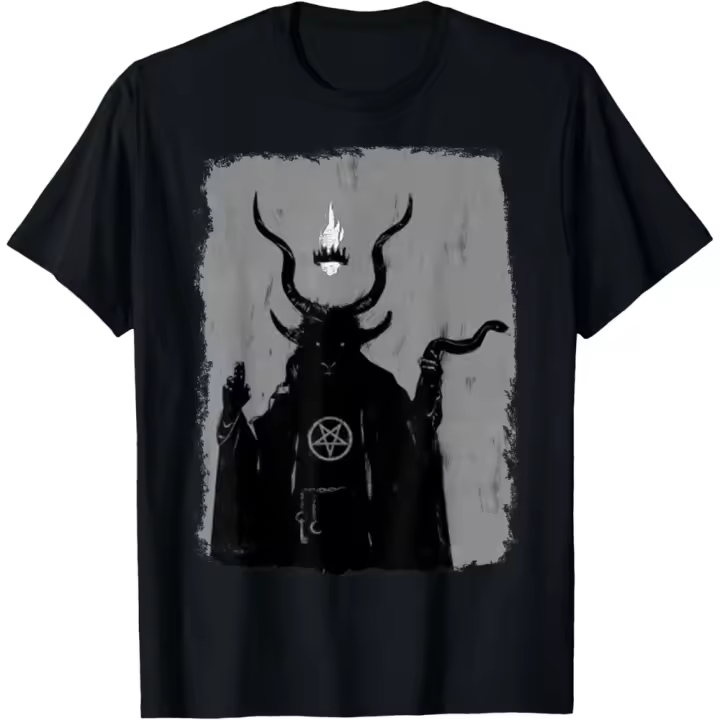 Camiseta de Manga Corta, 100% Algodón, Ropa Unisex para Hombres y Mujeres en 5 Tallas, Camiseta Negra ESTAMPADA, Cuello redondo. - 1