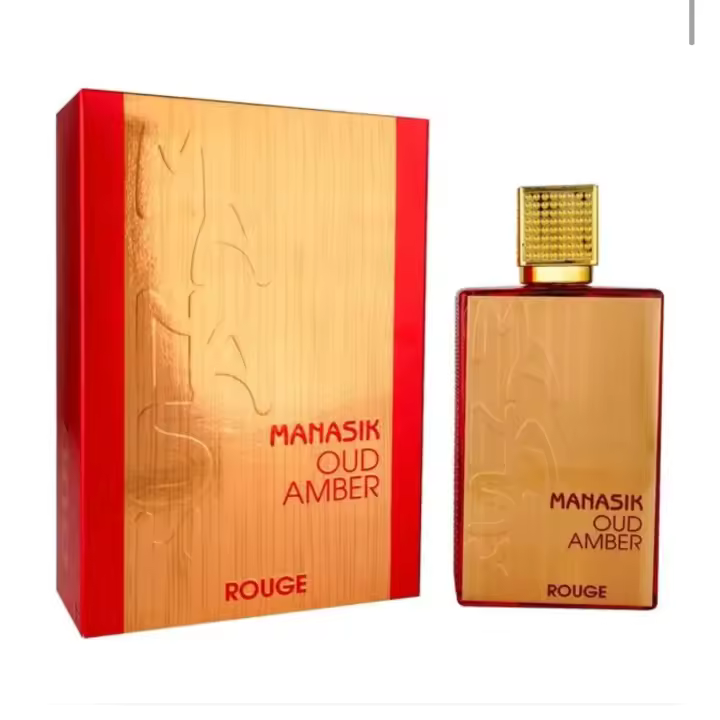 PERFUME ÁRABE OUD AMBER ROUGE DE MANASIK EN FORMATO DE 100 ML - 1